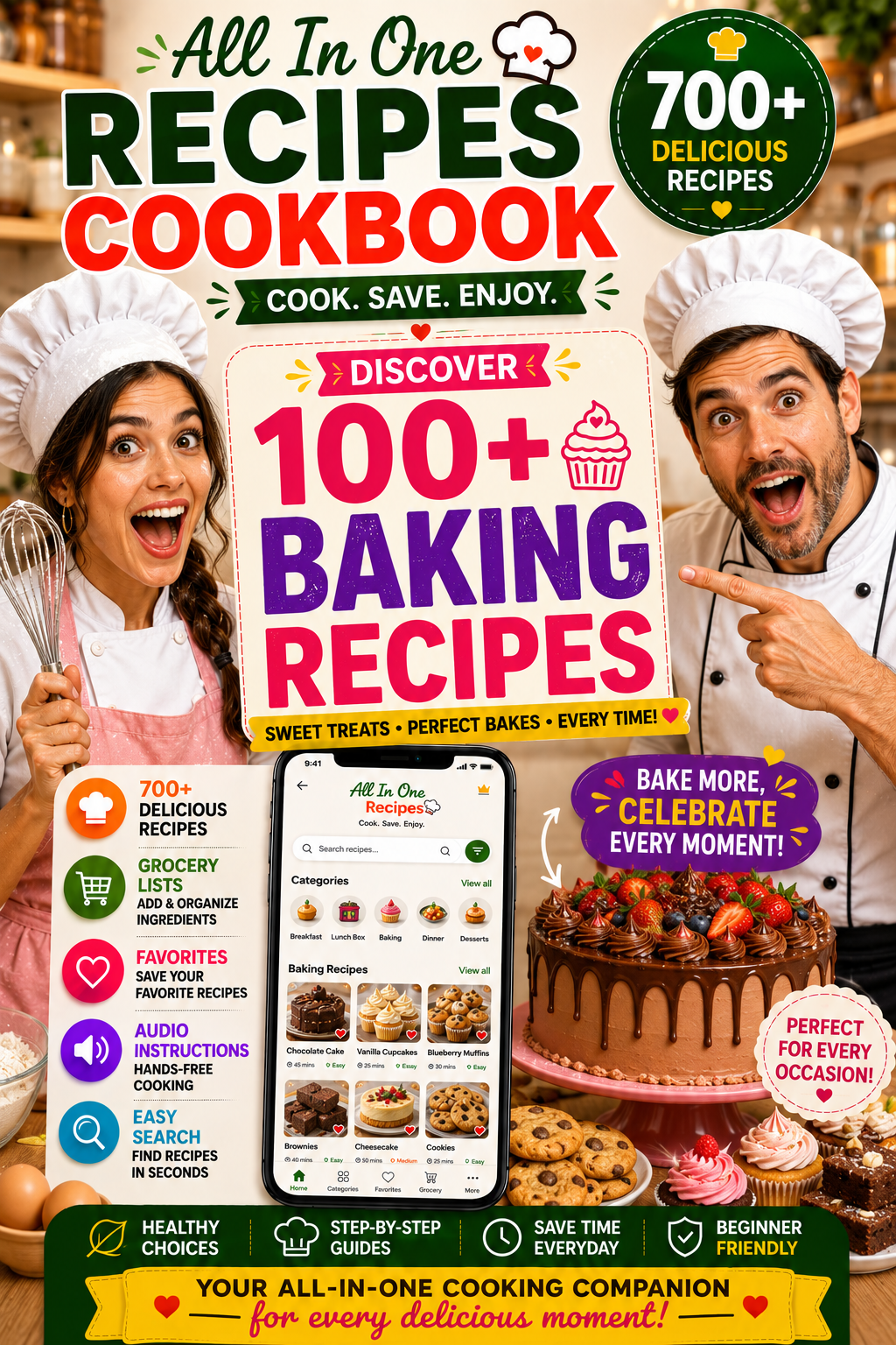 Baking Desserts recipes poster