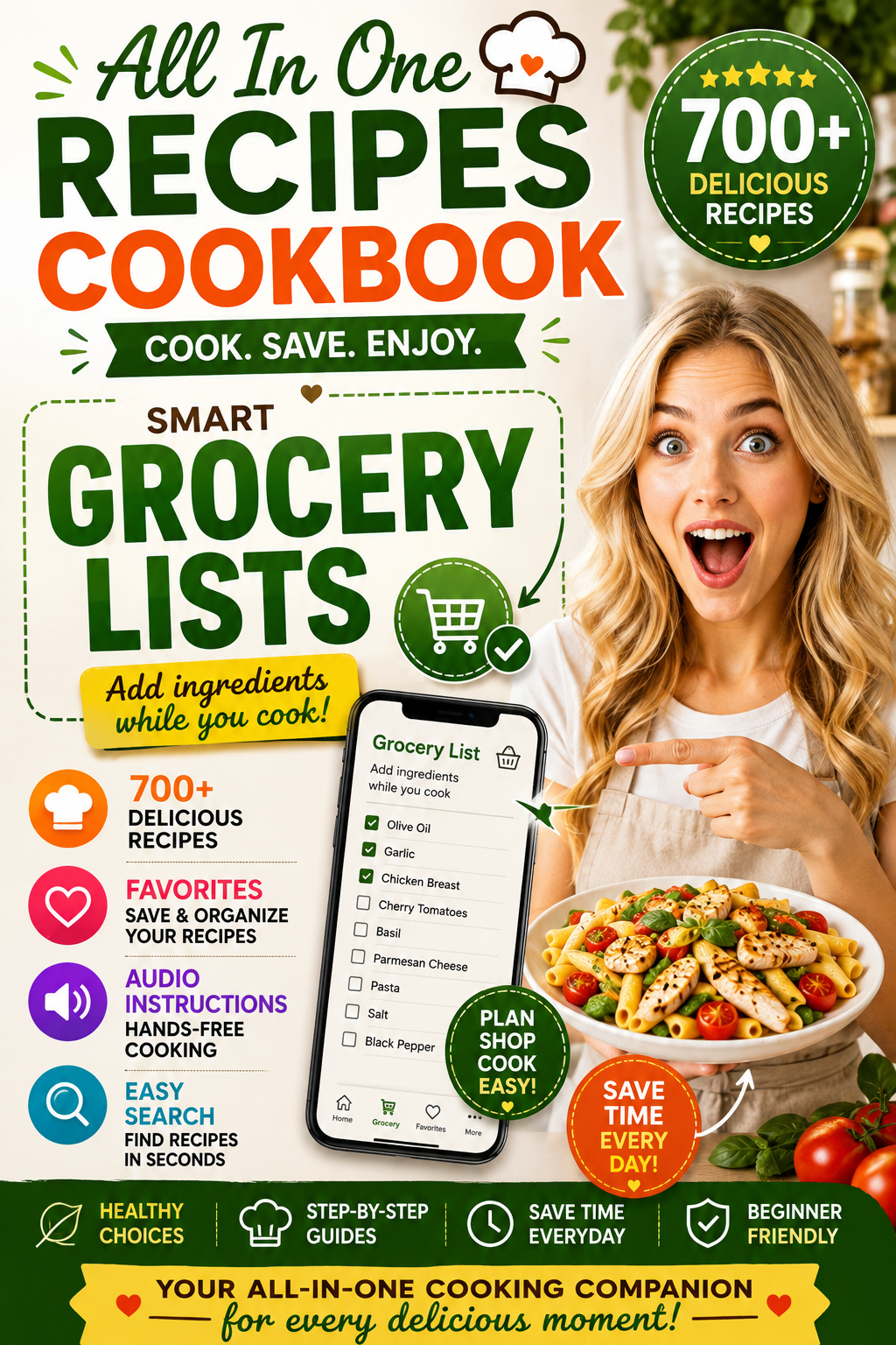 Cooking For Beginners recipes poster
