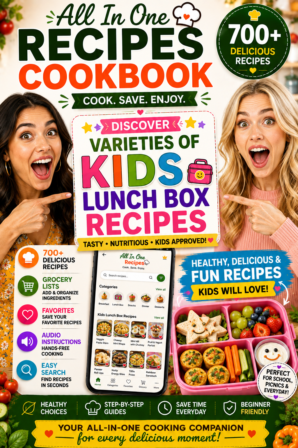 Kids Lunch Box recipes poster