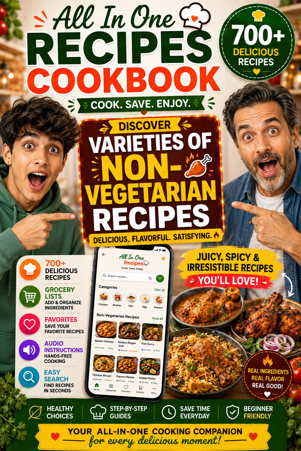 Non Vegetarian recipes poster